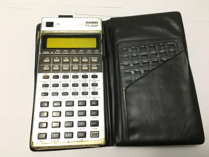 Casio FX-502P Vintage Calculator 1979 Kraftwerk Pocket Calculator Computer World image 1