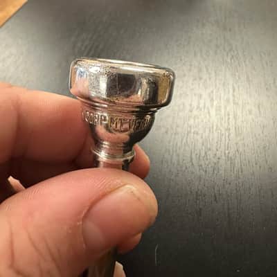 Vincent Bach Mount Vernon 10 1/2 C Cornet Mouthpiece, Vintage Mt Vernon Stamp image 6