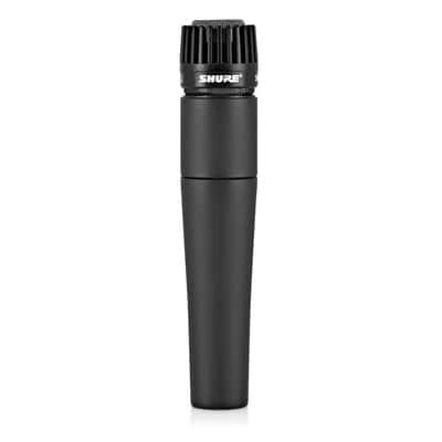 Shure SM57 Cardioid Dynamic Microphone - Black image 1