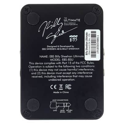 EBS Billy Sheehan Ultimate Signature Drive. New with Full Warranty! image 15
