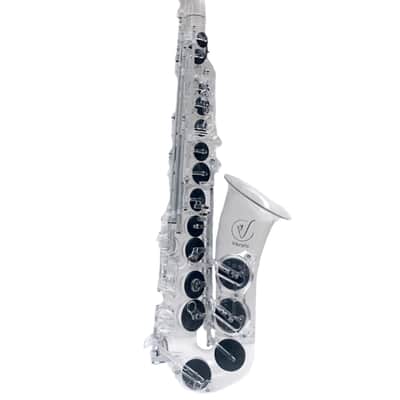 Vibrato A1S III The Nude Alto Sax with Black Pads - Transparent