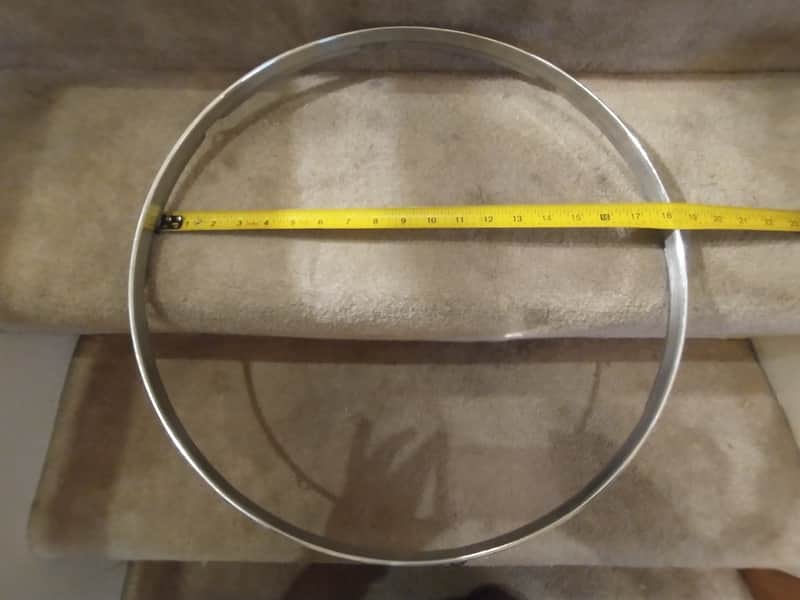 Pearl Vintage 18 Inch Floor Tom Hoop, 8 Lug Holes, Very Clean! image 1