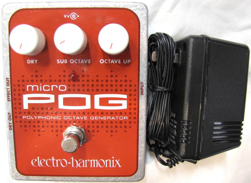 Used Electro-Harmonix EHX Micro Pog Polyphonic Octave Generator Effects Pedal image 1