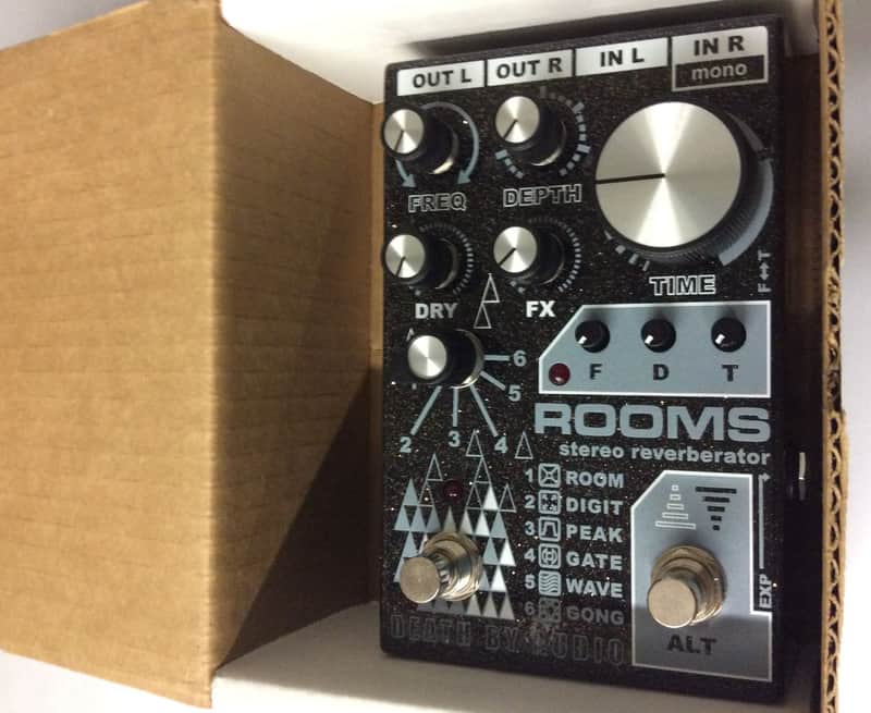 Death By Audio Rooms Stereo Reverberator Pedal | Reverb