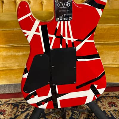 EVH Striped Series w/ Gator case - Red, White and Black image 9