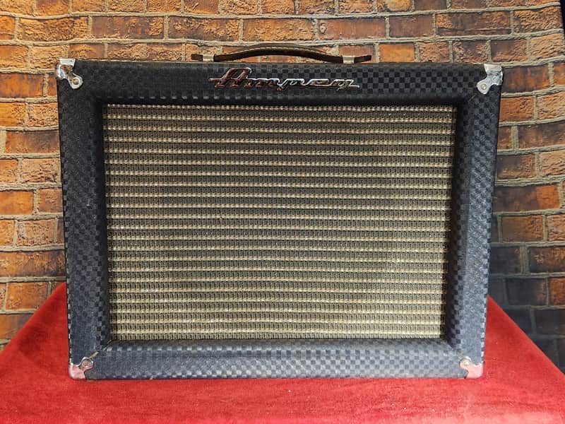 Vintage 1960 Ampeg EJ-12 Echo Jet 1x12" 18-Watt Combo Blue Diamond image 1