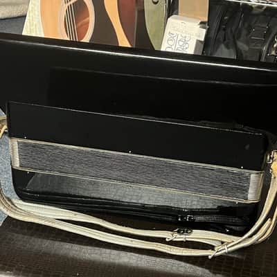 Hohner Verdi III M Piano Accordion – Vintage 1950s, Black image 11