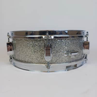 Duplex 5x14"Summit Snare Drum 60s Silver Sparkle Grossman Cleveland Rogers Luxor image 3