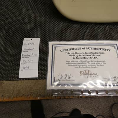 Bluesman Vintage '54 Deville 2TB Ultralight 2025 - Brand New We are dealers - Olympic White image 12