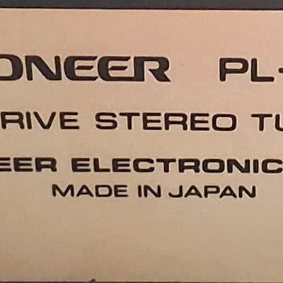 Pioneer PL-L550 1976-78 - Black image 8