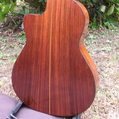 Yairi CE-2 Nylon Electric Classical Guitar with cutaway 2008+ SKB Case image 3