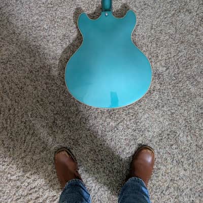 D'Angelico Premier DC 12-String 2019 - 2020 - Ocean Turquoise image 7