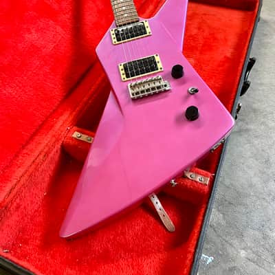 Yamaha EX-1 electric guitar c 1980's explorer Fuchsia original