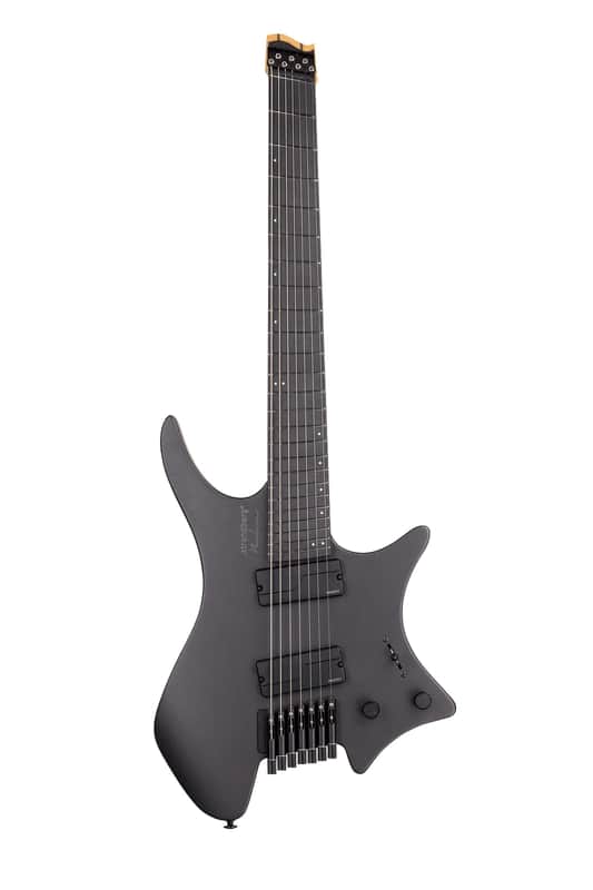Strandberg Boden Metal NX 7 Ergonomic Electric Guitar in Black Granite BD7CT-21M-L-M-BK image 1