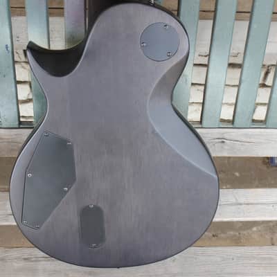 ESP LTD EC-401 QM 2017 - 2019 Neck Through (Satin See Thru Black) image 9