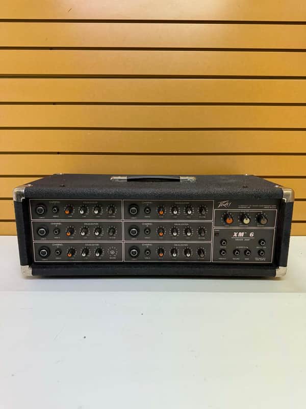 Peavey XM6 Series 300 EH 150-Watts Mixer PA Amplifier Head 2000's - Black image 1