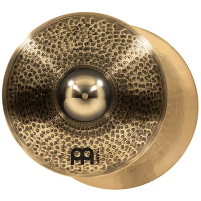 Meinl Pure Alloy Custom Medium Thin Hi Hat Cymbals 15" image 1