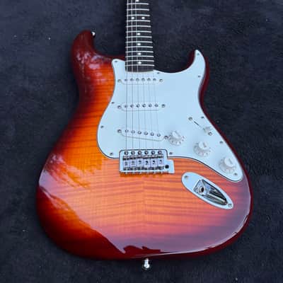 Fender Standard Stratocaster Plus Top with Rosewood Fretboard  Cherry Burst image 2
