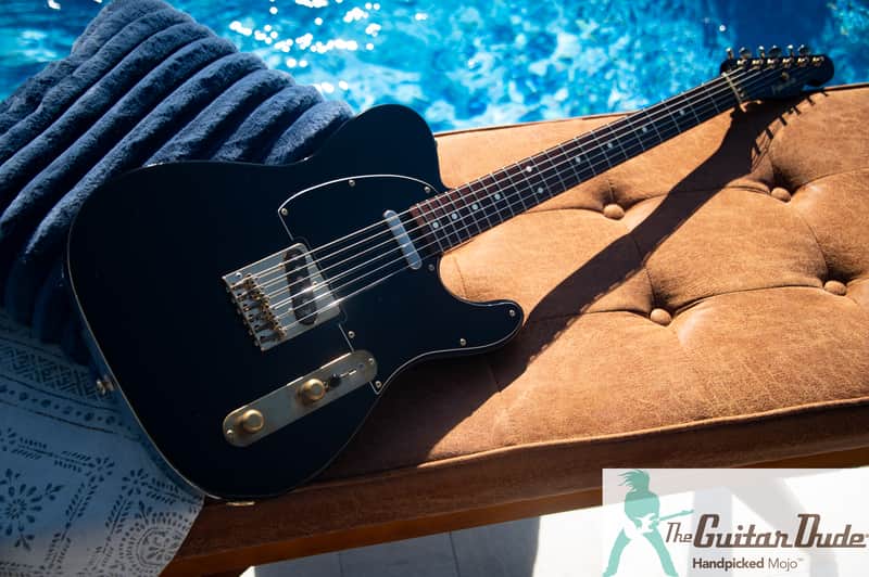 1980's Fernandes All Black Telecaster - Made in Japan - Pro Set Up