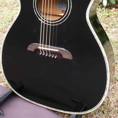 2020 K Yairi WY-2BK Electric Acoustic Guitar with cutaway+Original Hard Case etc. image 3