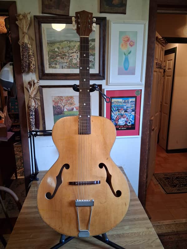 ~~Blond FLAMED 1950's Old Kraftsman Kay Archtop Guitar SOUNDS GREAT~~ image 1