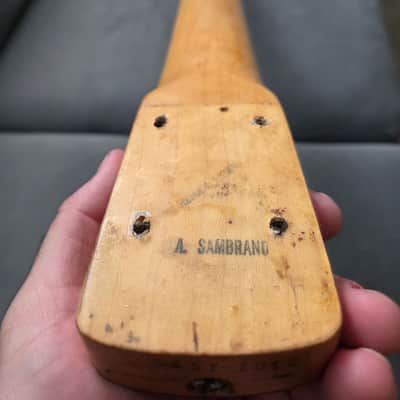1973 Fender Precision Bass neck - rosewood board on maple image 10