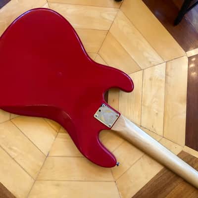 VINTAGE Dean Jammer III Red Bass Guitar, 1980s, Made In Korea, 34" Scale, 2 Pu's image 17