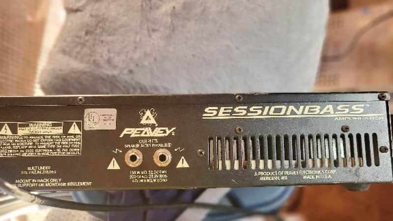 1995 PEAVEY SESSION BASS AMP HEAD Made in USA | Reverb