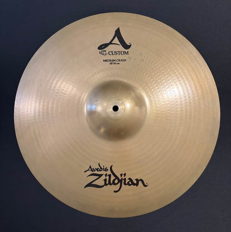 Zildjian 18” A Custom Medium Crash Cymbal 1724g image 1