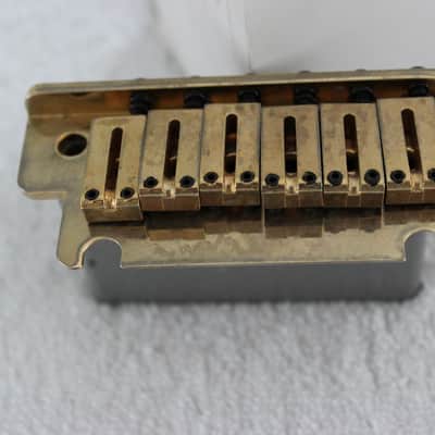 Fender Aged/Relic Gold American Series Stratocaster Tremolo Bridge Assembly - 099-2050-200 image 4