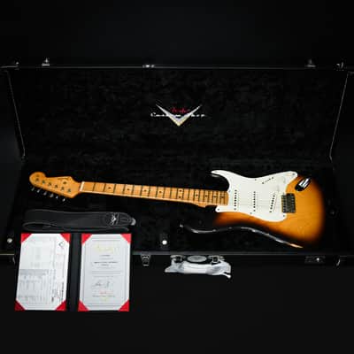 Fender Custom Shop Masterbuilt Vince Van Trigt Wildwood 10 '57 Stratocaster Journeyman- Faded Aged 2 Color Sunburst 2023 (R132772) image 5