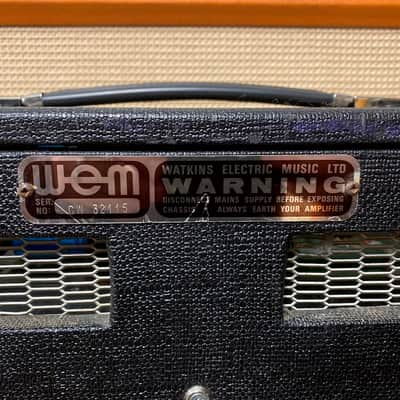 Vintage 1970s WEM Watkins Dominator MK3 MKIII 1x12 Valve Guitar Amplifier Combo image 10