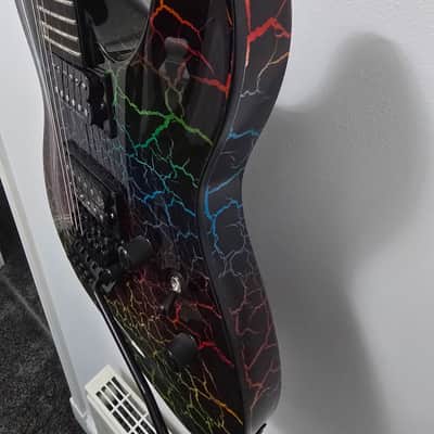 ESP LTD Eclipse 87 nt rainbow crackle image 6