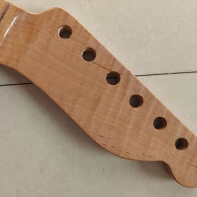Flamed Maple TL Guitar Neck, 21-Frets image 2