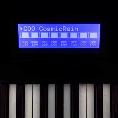 LCD Display blue with cable Kit for Korg 01/W