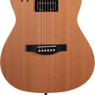 Godin A6 Ultra Thinline Acoustic-Electric Guitar, Solid Cedar Top image 2