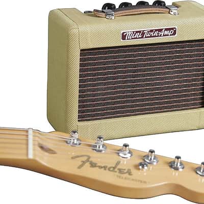 Genuine Fender® Mini 57 Twin Amplifier, Tweed 023-4811-000