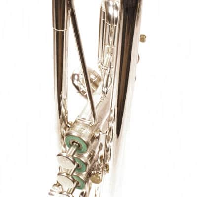 F.E. Olds Custom-CHR "High Range" Trumpet; Ryan Kisor, Silver Plate, Fullerton, 1973 image 14