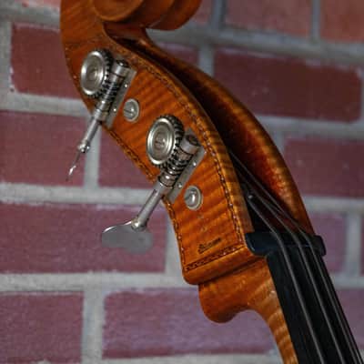 1976 E.M. Pöllmann 61 3/4 Upright Bass image 8