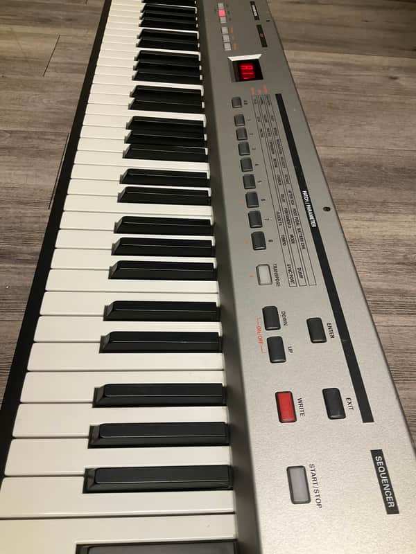 Roland A-37 76 Key MIDI Controller Silver Great Board WORKING Clean image 1