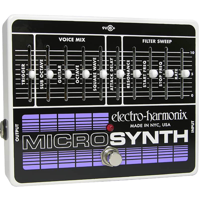 Electro Harmonix Microsynth Analog Guitar Synthesizer Pedal image 1