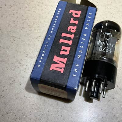 Mullard GZ34 / 5AR4 NOS Rectifier Tube – Made in England image 2