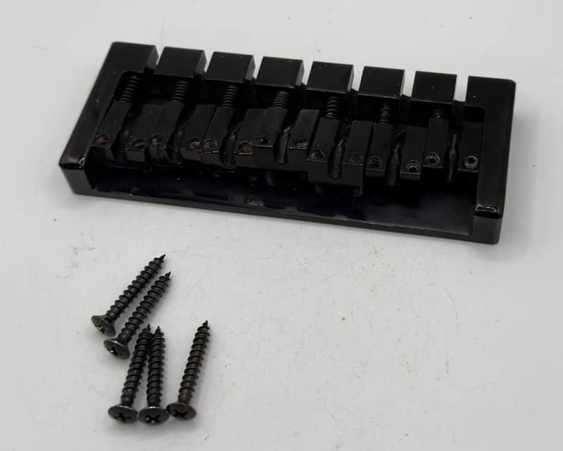 Conklin Groove Tools 7 String Bass Bridge 1990’s - Black image 1
