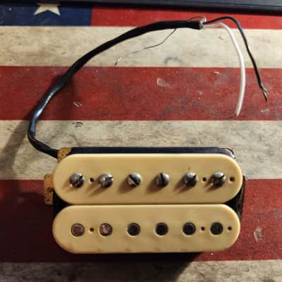 Vintage Dimarzio PAF Pickup 1979 Square Tab Cream Super Clean image 1