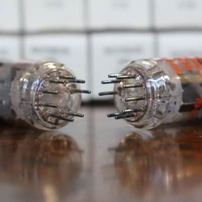 Raytheon 5755 - Matched Pair - 1979 - Black Plate - NOS NIB - Preamp Tubes - "Satisfaction Guaranteed" image 7
