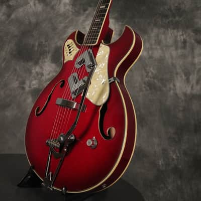 Greco Shrike 950 w/boomerang pickups 1960s Red image 16