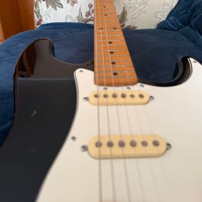 Vintage 1974 Greco SE-500B Stratocaster Black - Untouched Matsumoku MIJ - 100% Original w/ 1973 Maxon Pickups, Original Hardcase, 70s Fender Strap & Coiled Cable image 5