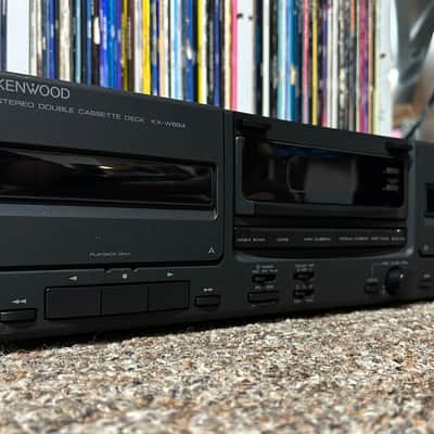 Kenwood KX-W894 Stereo Dual Cassette Deck Player Recorder Auto Reverse TESTED ✅ imagen 4