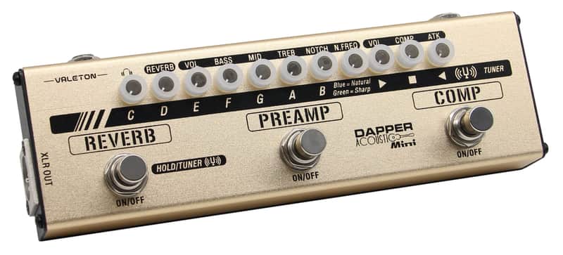 Valeton Dapper Acoustic Mini Effects Strip image 1