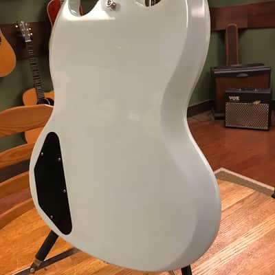 2019 Gibson Custom Shop 61/59 SG Fat Neck Frost Blue VOS image 17